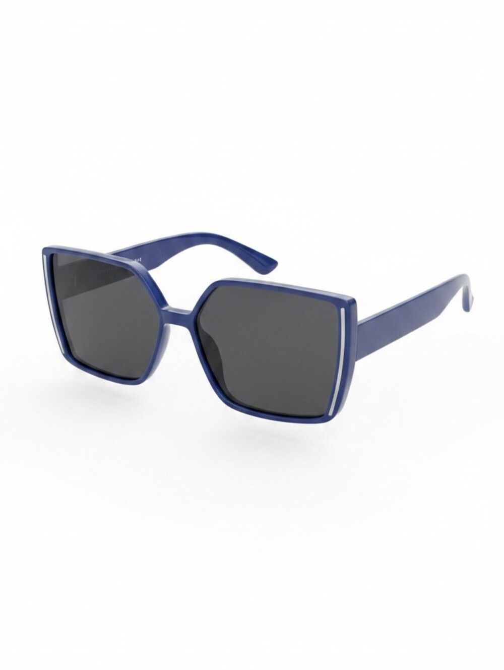 NWT LANE BRYANT Blue Oversized Square Women's Sunglasses